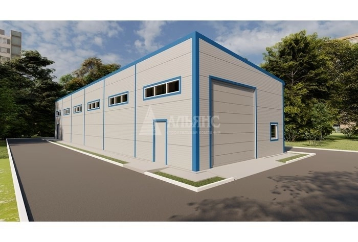 3D визуализация СТО из сэндвич-панелей - фото 4