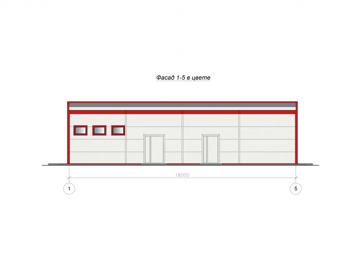 3D визуализация Кафе из сэндвич-панелей - фото 2